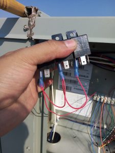 relay caida de tension hvac